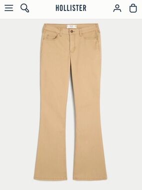 Hollister Women's Tan Bootcut Jeans size 4 L